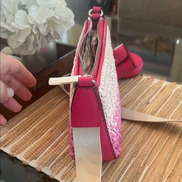 Michael Kors Pink and Cream Ombre Crossbody Bag - Picture 11 of 16